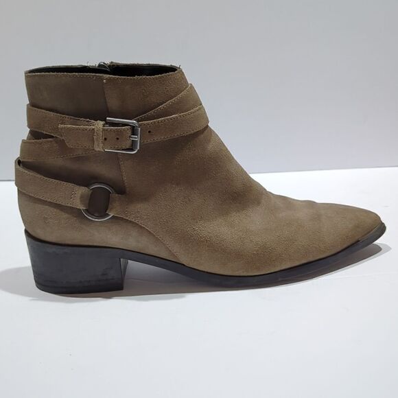 Marc Fisher Mlyatina Pointed Toe Ankle Boot Tan Size 10M - Picture 7 of 12